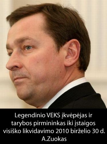 VEKS vadas Zuokas